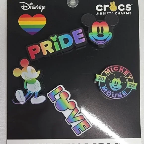 Disney Pride Jibbitz by Crocs!! Best Collab!!! - Picture 2 of 2